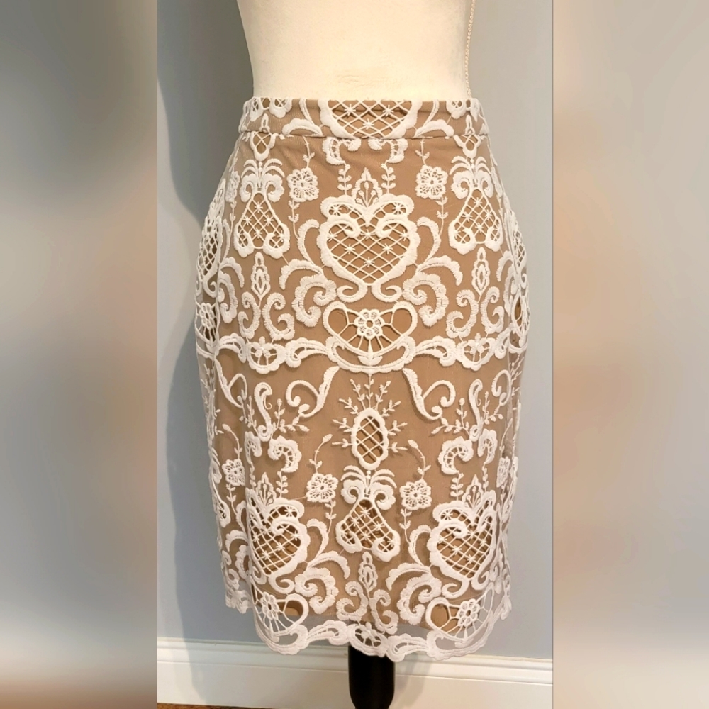 Belle Badgley Mischka Ramona skirt size 10